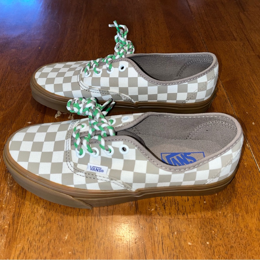 Vans Checker Patterned Authentic Sneakers - image 4